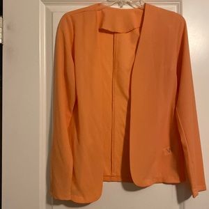 Size M Light weight, orange blazer